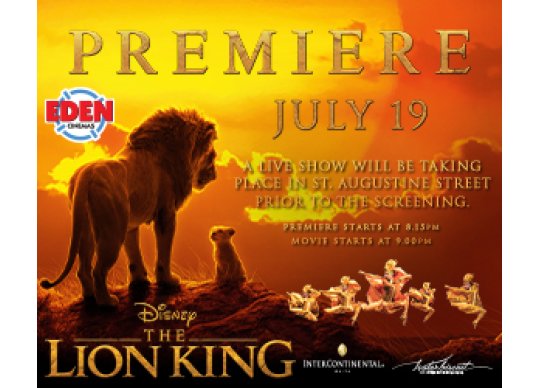 Lion king movie premiere tickets discount