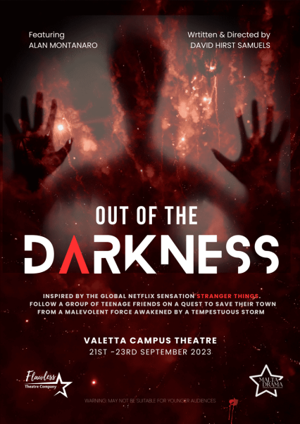 Out Of The Darkness in Malta, Theatre Malta, 21.09.2023 - 23.09.2023