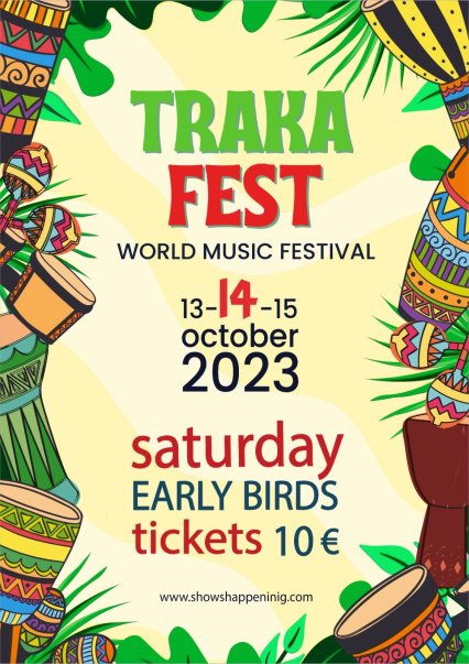 Trakafest World Music Festival in Malta, Music Malta, 14.10.2023 - 14.10.2023