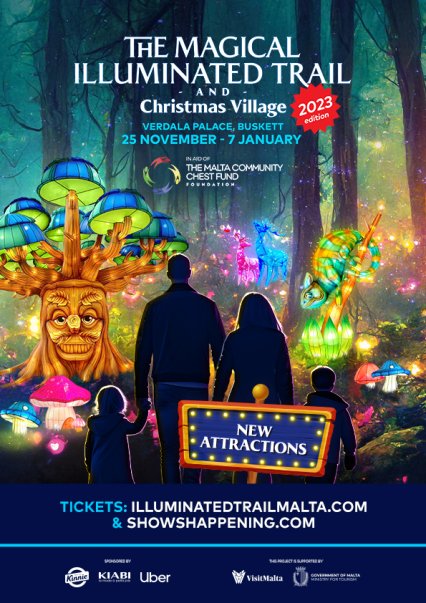 THE MAGICAL ILLUMINATED TRAIL in Malta, Family & Kids Malta, 25.11.2023 -  7.01.2024