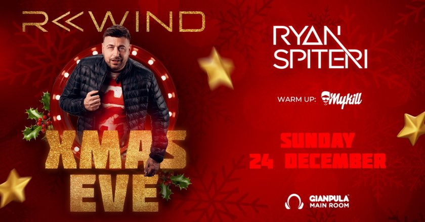 Rewind Xmas Eve 2023 with Ryan Spiteri in Malta, Clubbing Malta, 24.12.2023 - 24.12.2023