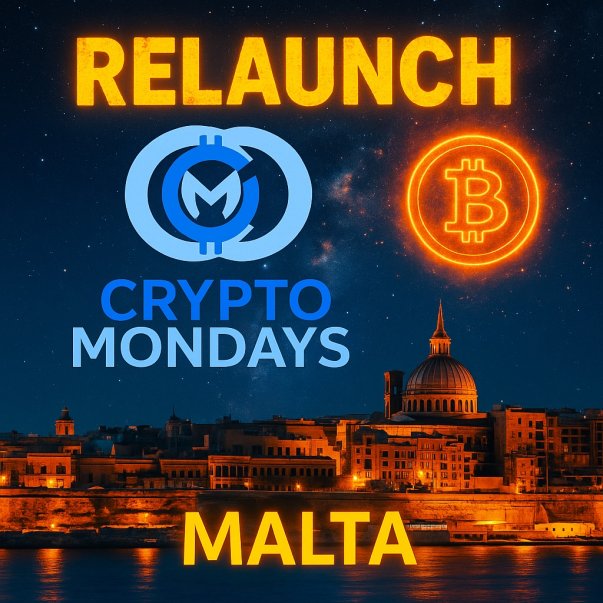 Crypto Mondays Malta: re-Launch in Malta, Tech, Blockchain & AI Malta, 19.05.2025 - 19.05.2025