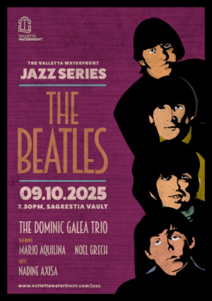 The Valletta Waterfront Jazz Series - 9 Oct: The Beatles in Malta, Music Malta,  9.10.2025 -  9.10.2025
