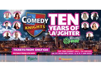 The Comedy Knights: Ten Years of Laughter in Malta, Theatre Malta, 26.12.2022 -  8.01.2023
