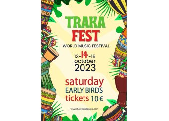 Trakafest World Music Festival in Malta, Music Malta, 14.10.2023 - 14.10.2023