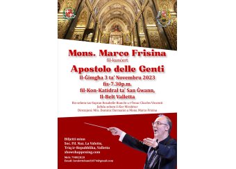 Mons. Marco Frisina fil-Kunċert Apostolo delle Genti in Malta, Theatre Malta,  3.11.2023 -  3.11.2023