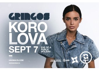 GRINGOS Presents KOROLOVA - 07.09.2023 at UNO in Malta, Music Malta,  7.09.2023 -  7.09.2023