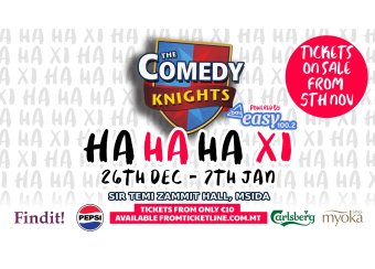 The Comedy Knights: HA HA HA XI in Malta, Theatre Malta, 26.12.2023 -  7.01.2024