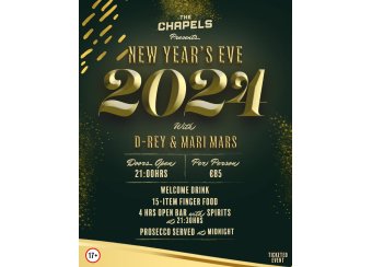 New Year's Eve Special at The Chappels in Malta, Christmas & New Year Malta, 31.12.2023 - 31.12.2023